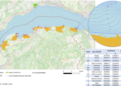 Réseau IoT de capteurs de mesures en continue de la zone littorale lacustre