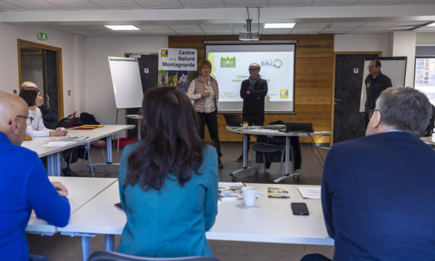 Atelier RSE empreinte eau auprès du Club Entreprises du centre de la Nature Montagnarde