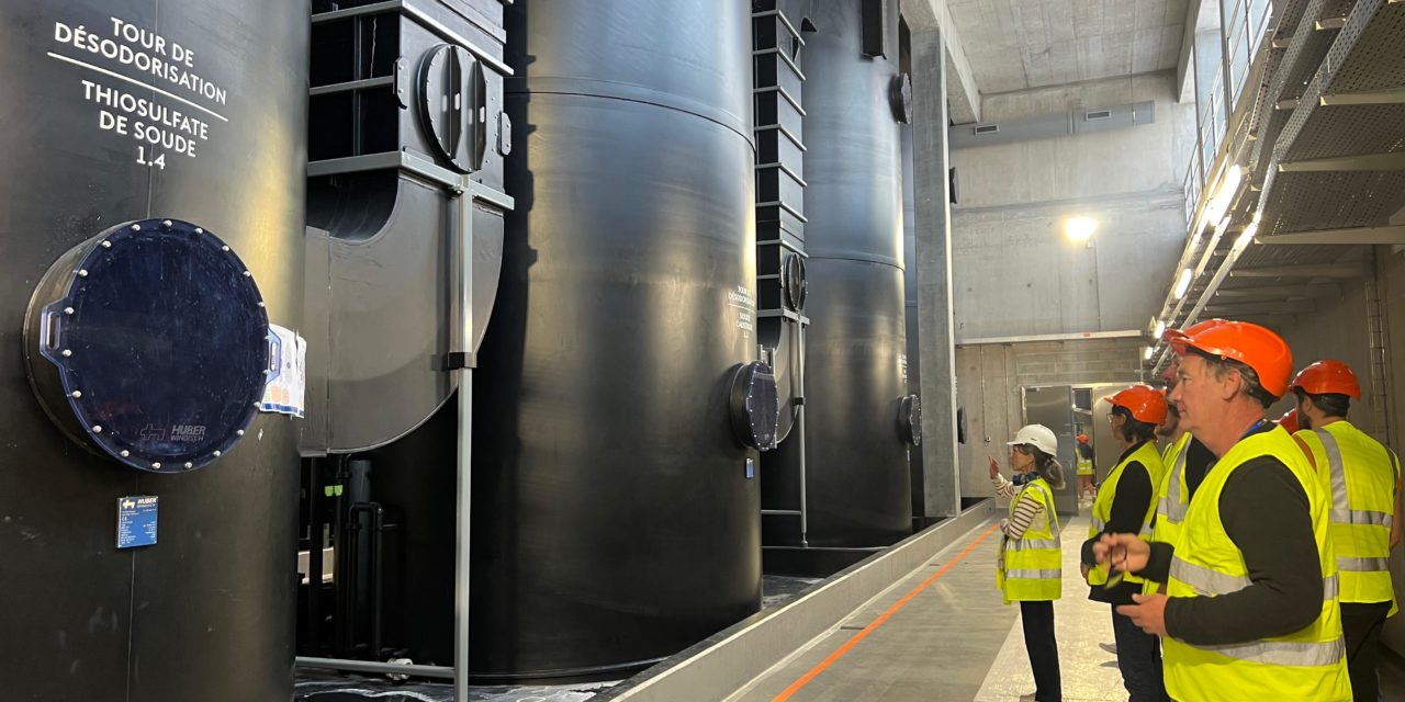Visite de la station d’épuration de Vidy à Lausanne