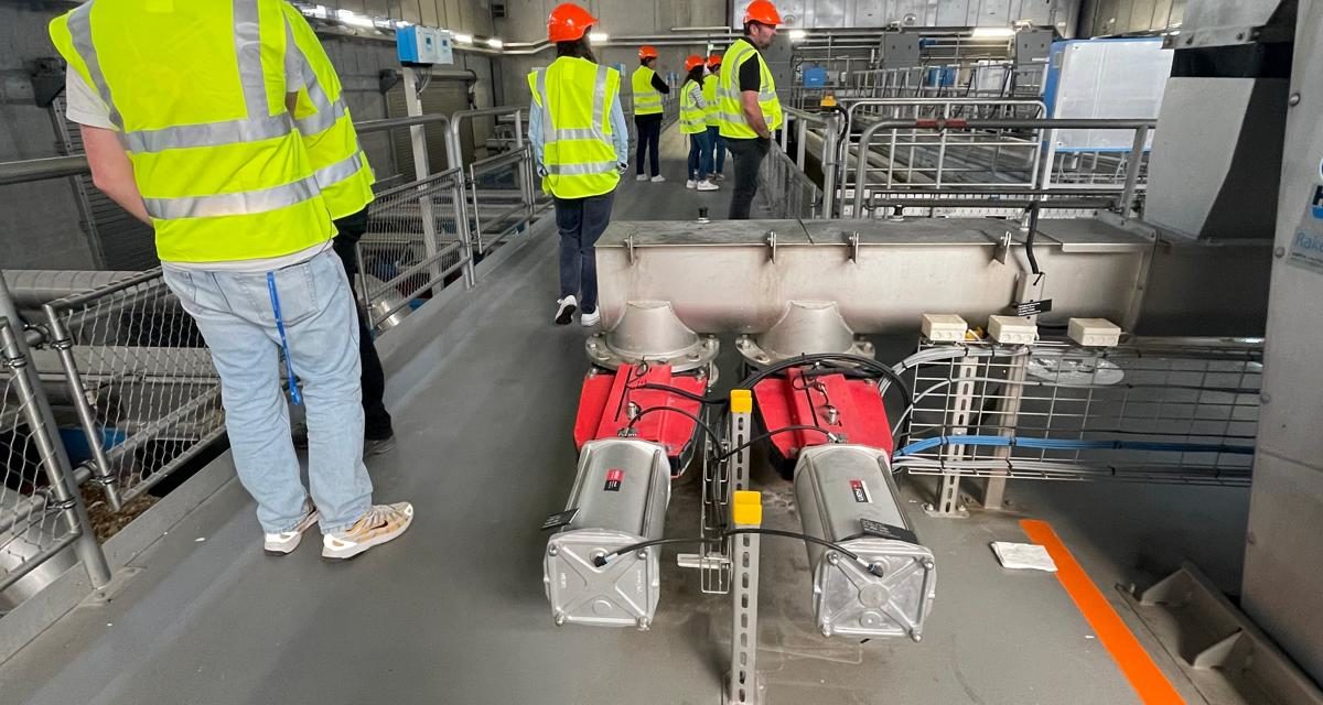 Visite de la station d’épuration de Vidy à Lausanne