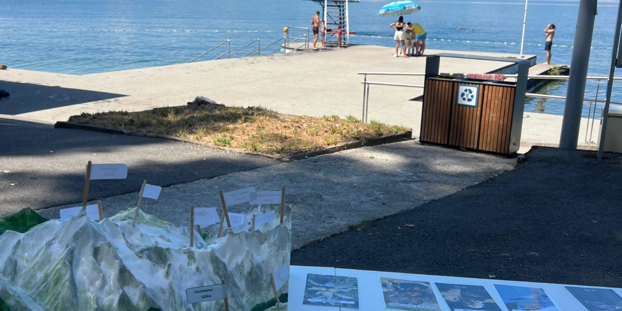 Expositions sur les plages Pavillon Bleu